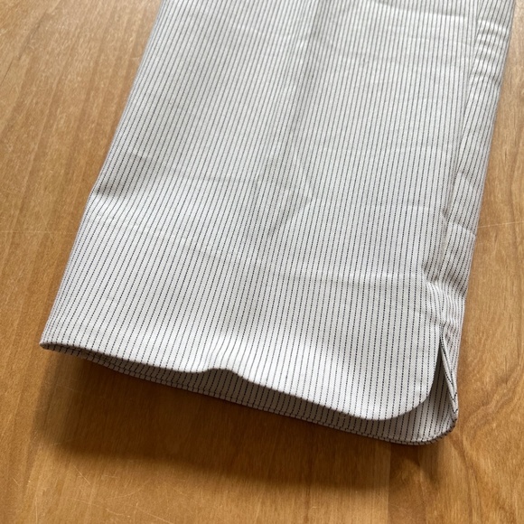 TALBOTS CHATHAM ANKLE PANT 8 STRIPED SLIM LEG SIDE ZIP ANKLE LENGTH COASTAL CHIC - Picture 7 of 11